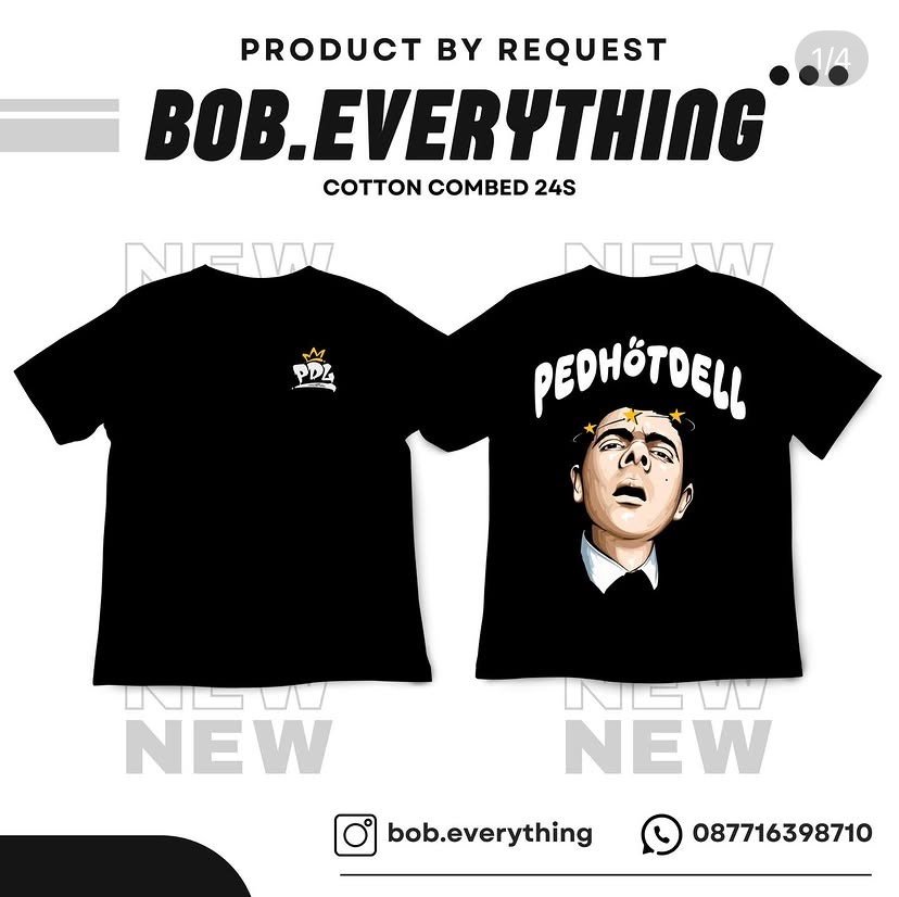 Kaos Pedhotdell sablon plastisol